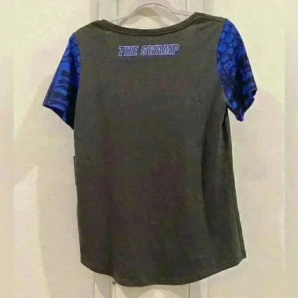 NWT NIKE Florida gators short sleeve top Sz M in charcoal gray/blue. Hard find - Picture 2 of 5